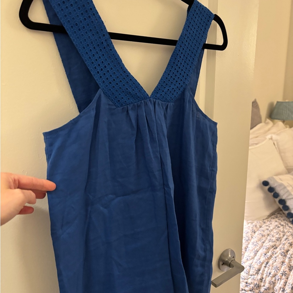 J. Crew Indigo Sleeveless Top